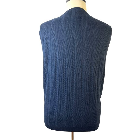Grandpa golf Byron Nelson Eleven Straight 100% Silk Sweater Vest, Men's X-Large - Picture 2 of 7